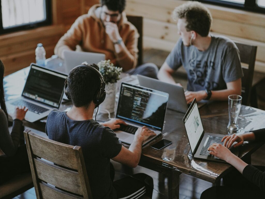 The Dizity team working together